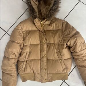 Y2k fur Puffer jacket